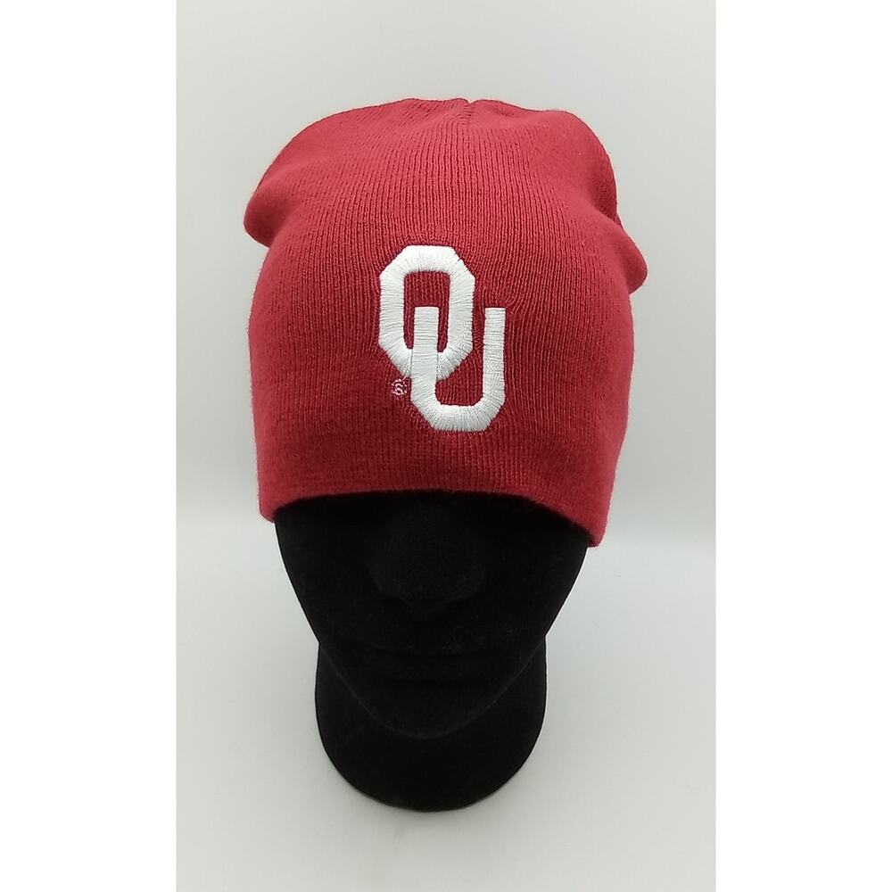 Oklahoma Sooners NCAA Collegiate Red Beanie